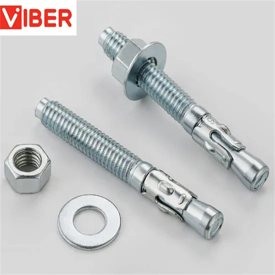 Wedge Anchor Fastener Factory Wholesalepricezinc Plated Wedge Anchor Bolt Made in China